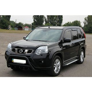 Frontschutz WT003 Schwarz (Edelstahl) Nissan X-trail T31 2007-2014 Foto 1