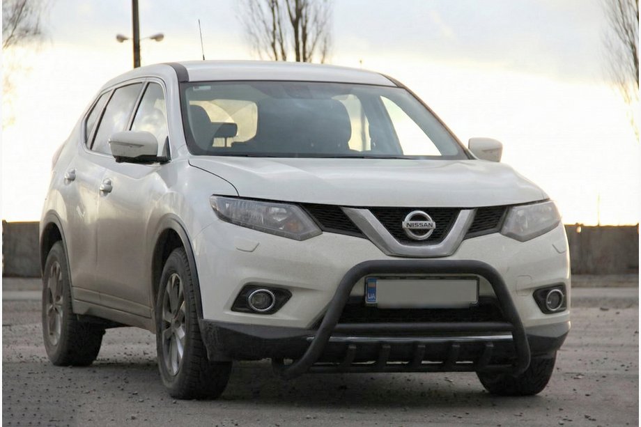 Nissan X-trail T32/Rogue 2014-2021 Frontbügel WT003 Schwarz Edelstahl Image