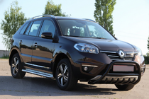 Renault Koleos 2008-2016 Frontschutzbügel WT003 Schwarz (Edelstahl) Foto 4