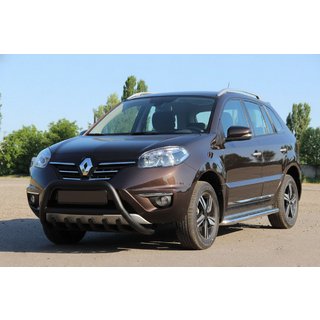 Frontschutzbügel WT003 Schwarz (Edelstahl) Renault Koleos 2008-2016 Foto 1