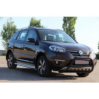 Frontschutzbügel WT003 Schwarz (Edelstahl) Renault Koleos 2008-2016 Foto 4