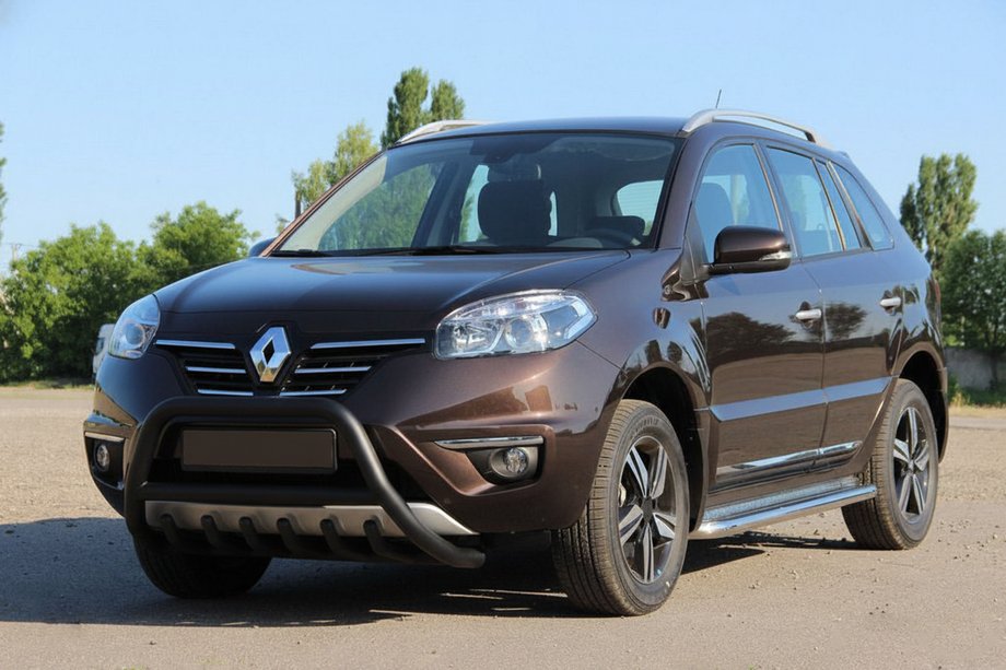 Renault Koleos 2008-2016 Frontschutzbügel WT003 Schwarz (Edelstahl) Foto 1
