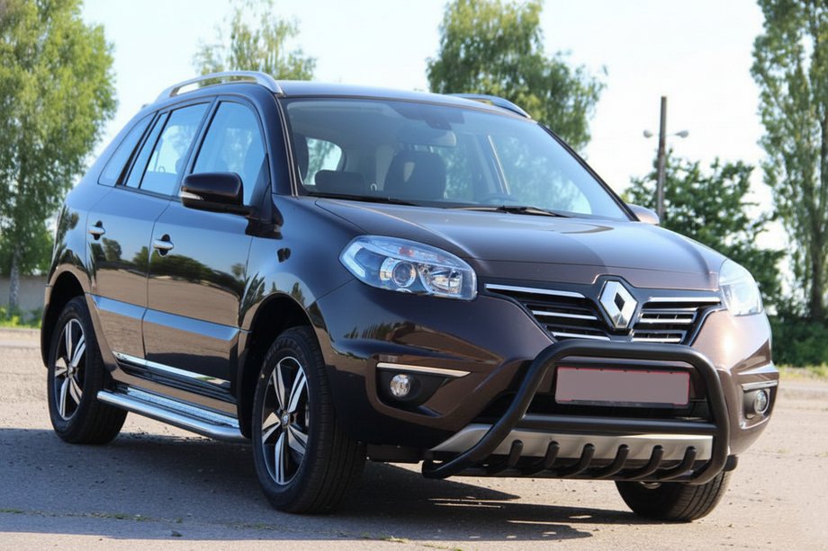 Renault Koleos 2008-2016 Frontschutzbügel WT003 Schwarz (Edelstahl) Foto 5