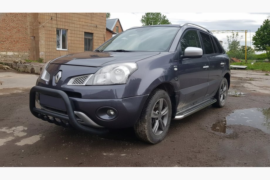 Renault Koleos 2008-2016 Frontschutzbügel WT003 Schwarz (Edelstahl) Foto 7