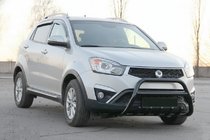 SsangYong Korando 2010-2019 Frontschutzbügel WT003 Schwarz (Edelstahl) Foto 1