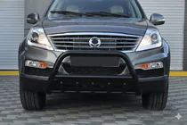SsangYong Rexton I 2001-2017 Frontbügel WT003 Schwarz Edelstahl Foto 4
