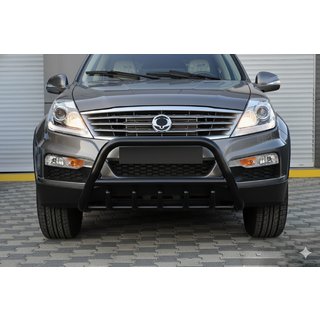 Frontbügel WT003 Schwarz Edelstahl SsangYong Rexton I 2001-2017 Foto 1
