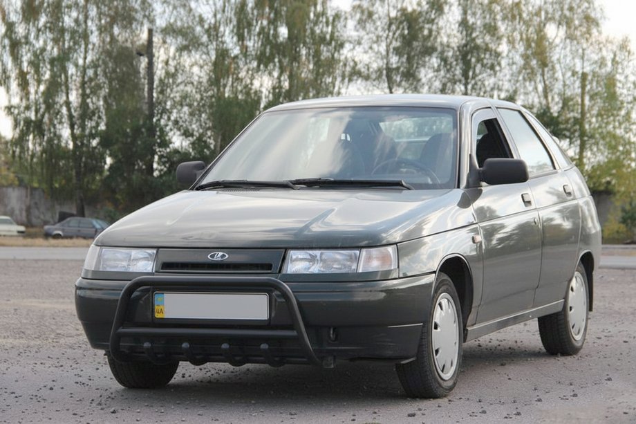 VAZ 2110-21115 1995-2015 Frontbügel WT003 Schwarz 60mm (Edelstahl) Image