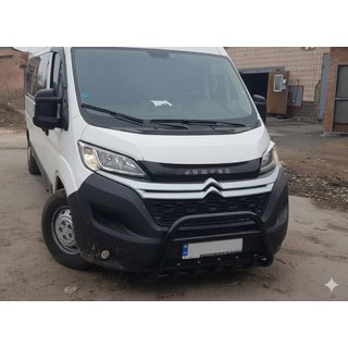 Frontbügel WT003 Schwarz (Edelstahl) Citroen Jumper 2007-2025 Foto 1