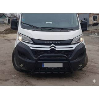 Frontbügel WT003 Schwarz (Edelstahl) Citroen Jumper 2007-2025 Foto 3