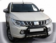 Mitsubishi L200 2015-2024 Frontbügel WT003 Schwarz Edelstahl Foto 3