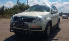 SsangYong Rexton I 2001-2017 Frontbügel WT004 Schwarz (Edelstahl) Foto 2