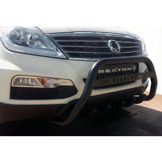Frontbügel WT004 Schwarz (Edelstahl) SsangYong Rexton I 2001-2017 Foto 1