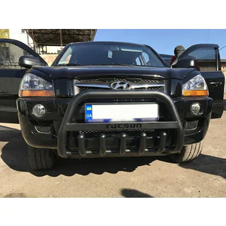 Frontbügel WT004 Schwarz (Edelstahl) Hyundai Tucson JM 2004- Foto 2