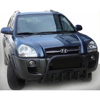Frontbügel WT004 Schwarz (Edelstahl) Hyundai Tucson JM 2004- Foto 3
