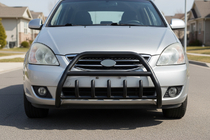 Kia Carens 1999-2012 Frontbügel WT003 Schwarz Edelstahl Foto 1