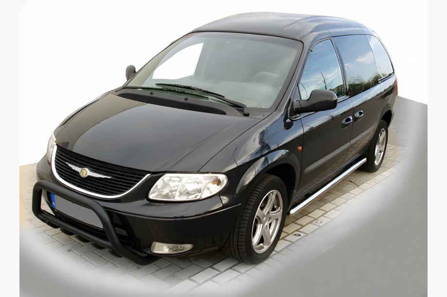 Chrysler Voyager 2001-2007 Frontbügel WT003 Schwarz (Edelstahl) Image