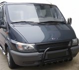Ford Transit 2000–2014 Frontbügel WT003 Schwarz (2000-2006, Edelstahl) Foto 1