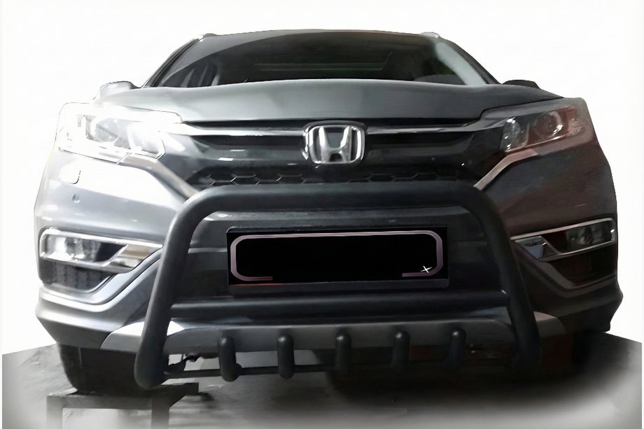Honda CRV 2017-2022 Frontschutz WT003 Schwarz (2016-2019, Edelstahl) Image
