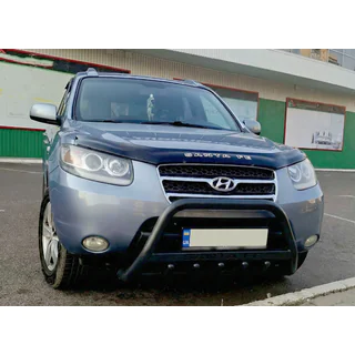 Frontbügel WT004 Schwarz (Edelstahl) Hyundai Santa Fe 2 2006-2012 Foto 2