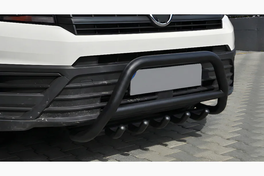 Volkswagen Crafter 2016- Frontbügel WT003 Schwarz Edelstahl Image