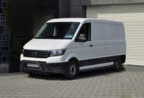 Man TGE 2017- Frontbügel WT003 Schwarz Edelstahl Foto 3