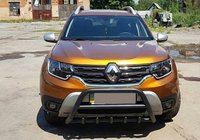 Renault Duster 2018-2024 Frontbügel ohne Schriftzug WT003 Schwarz (Edelstahl) Foto 6