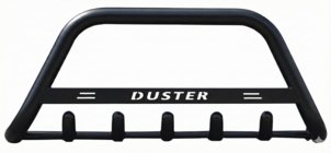 Dacia Duster 2018-2024 Frontbügel mit Aufschrift WT004 Schwarz (Edelstahl) Foto 5