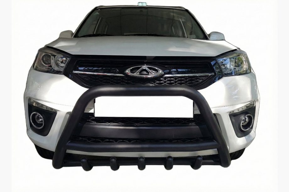 Chery Tiggo 3 2005- Frontbügel WT003 Schwarz Edelstahl Image