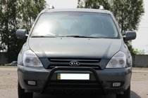Kia Carnival 2002-2013 Frontbügel WT003 Schwarz Edelstahl Foto 1