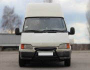 Ford Transit 1991-2000 Frontbügel WT003 Schwarz Edelstahl Foto 3