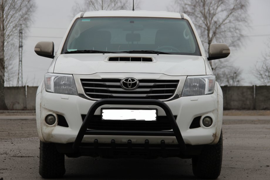 Toyota Hilux 2006-2015 Frontbügel WT003 Schwarz Edelstahl Image