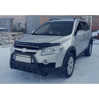 Frontbügel WT004 Schwarz (Edelstahl) Chevrolet Captiva 2006-2019 Foto 1