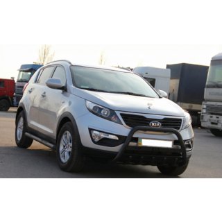 Frontbügel WT004 Schwarz (Edelstahl) Kia Sportage 2010-2015 Foto 3