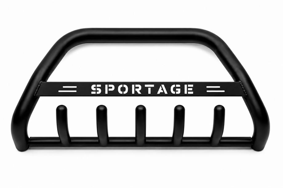 Kia Sportage 2015-2021 Frontbügel WT004 Schwarz (Edelstahl) Image