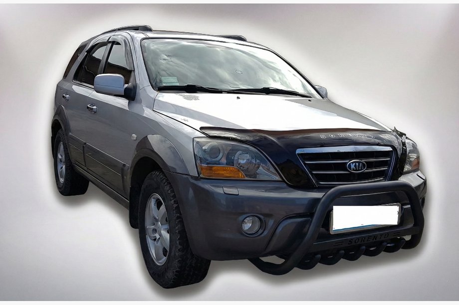 Kia Sorento I BL 2002-2009 Frontbügel WT004 Schwarz (Edelstahl) Image
