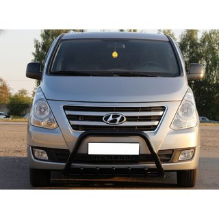 Frontbügel WT004 Schwarz (Edelstahl) Hyundai H300, H1, Starex 2008-2020 Foto 1