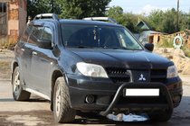 Mitsubishi Outlander 2001-2006 Frontbügel WT003 Schwarz Edelstahl Foto 1
