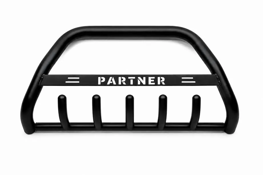Peugeot Partner Tepee 2008-2018 Frontbügel WT004 Schwarz (Edelstahl) Image