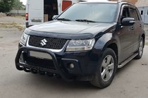 Suzuki Grand Vitara 2005-2017 Frontbügel WT004 Schwarz (Edelstahl) Foto 5