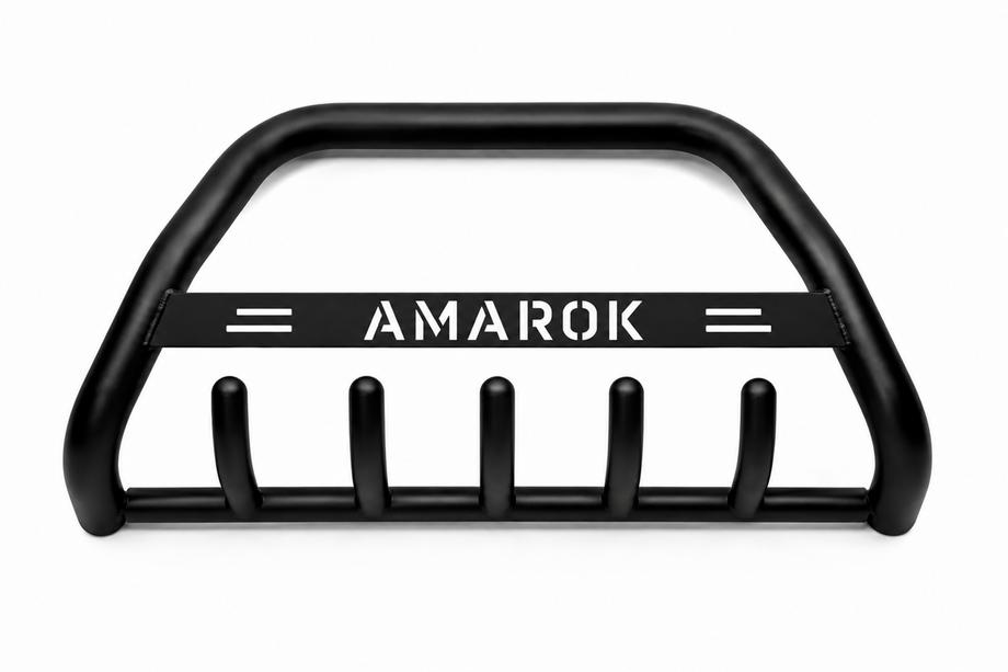 Volkswagen Amarok 2010-2022 Frontbügel WT004 Schwarz (Edelstahl) Image