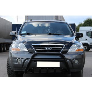 Frontbügel WT003 Black-2 (Edelstahl) Kia Sorento I BL 2002-2009 Foto 3