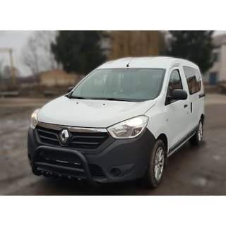 Frontbügel WT003 Schwarz Edelstahl Dacia Lodgy 2012-2022 Foto 4