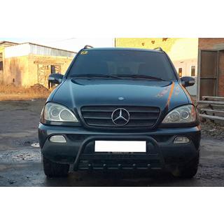 Frontbügel WT004 Schwarz (Edelstahl) Mercedes ML W163 1997-2005 Foto 2