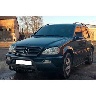 Frontbügel WT004 Schwarz (Edelstahl) Mercedes ML W163 1997-2005 Foto 3