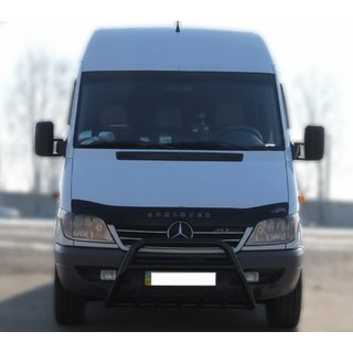 Frontschutzbügel WT003 Schwarz (Edelstahl) Mercedes Sprinter W901/902/903/904/905 1995–2006 Foto 3