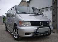 Mercedes Vito W638 1996-2003 Frontschutzbügel WT003 Schwarz (Edelstahl) Foto 1