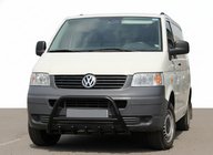 Volkswagen T5 Transporter 2003-2010 Frontschutzbügel WT003 Schwarz (Edelstahl) Foto 1