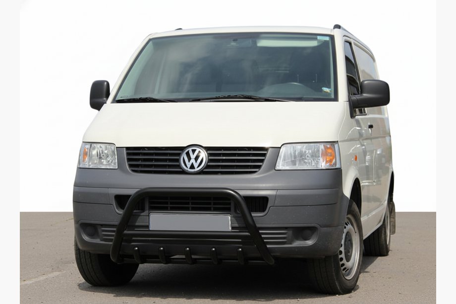 Volkswagen T5 Transporter 2003-2010 Frontschutzbügel WT003 Schwarz (Edelstahl) Image