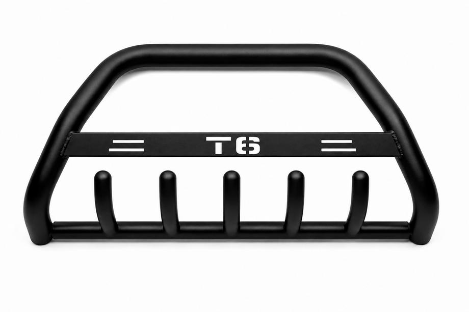 Volkswagen T6 2015-2024 Frontbügel WT004 Schwarz (Edelstahl) Image